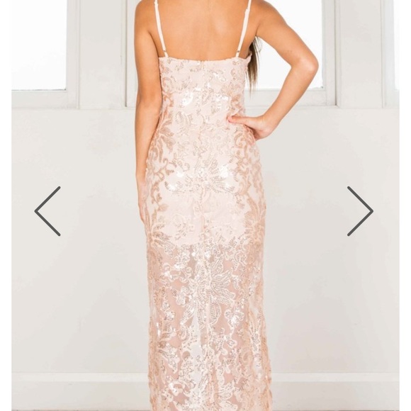 Rose gold maxi dress from Showpo - Picture 5 of 8